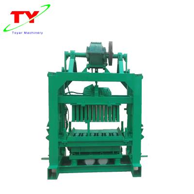 China Building material stores high quality concrete QTJ4-40 brick making machines/cement paver block making machine/hollow brick making machine for sale for sale