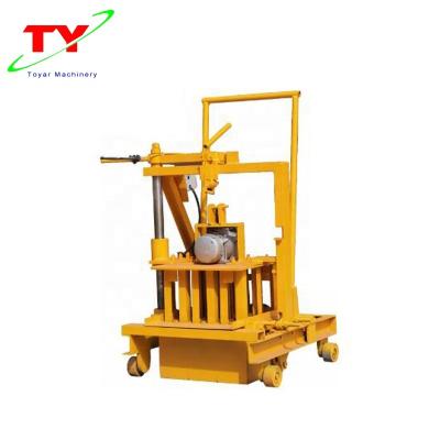 China Building Material Stores QMJ2-45 Mobile Small Block Making Machine / Hollow Blocks And Pavers for sale