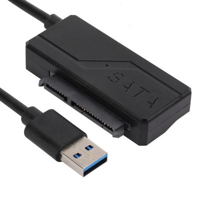 China LAPTOP 5Gbps Sata to USB3.0 to 3.0 SATA Adapter Cable USB Cable Support 22Pin 2.5 3.5 HDD SSD Hard Drive External Computer Connector Fit for sale