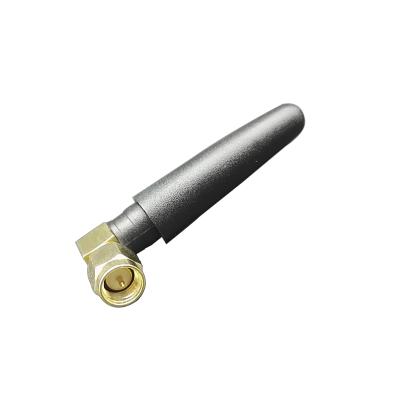 China For LoRa Seekers Factory Frequency 868MHz Direct Passive Rubber Rod Antenna With SMA Male R/A Connector for sale