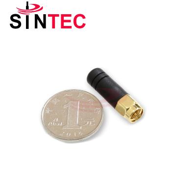 China ABS 3cm Long 2.4G SMA RP SMA Wireless Terminal Stubby Omni Small Antenna for sale