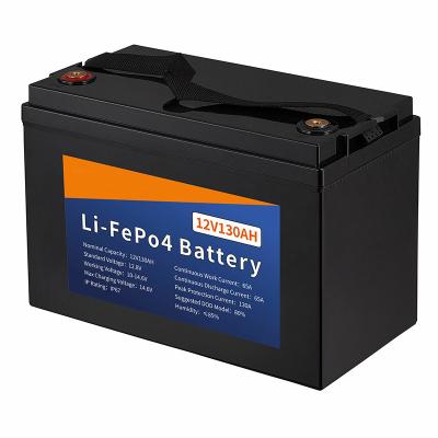 China Neutral Solar Battery Storage Toys Durable Energy Storage Lithium Battery 12V130Ah Lithium for sale