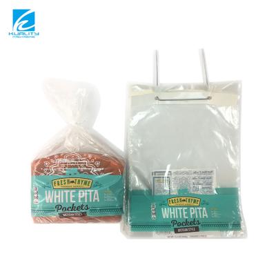 China Custom Barrier Food Packaging Transparent LDPE Opp CPP Printed Polly Plastic Wicket Bag For Bread for sale