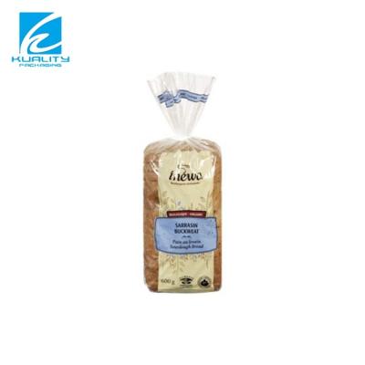 China Custom Barrier Print Poly Pouches Biodegradable Food Touch Bags Plastic Bread Bags With Window for sale