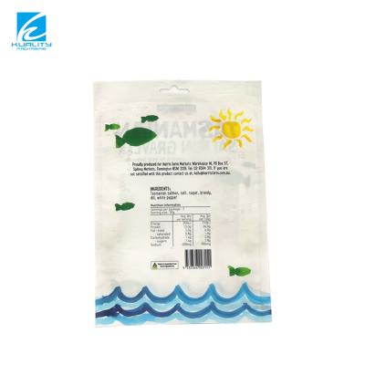 China 100% Moisture Proof Recycle Laminated Plastic Plastic Flat Pouch For Seafood for sale