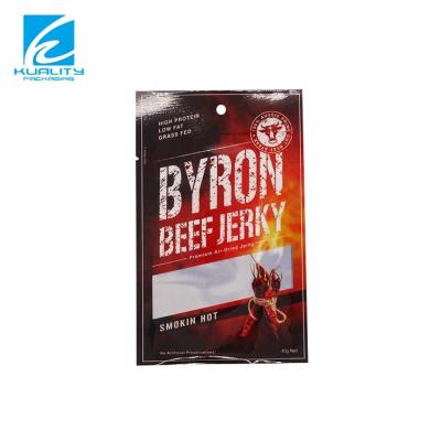 China Barrier Customized Printed Plastic Heat Seal Laminated Beef Jerky Bags for sale