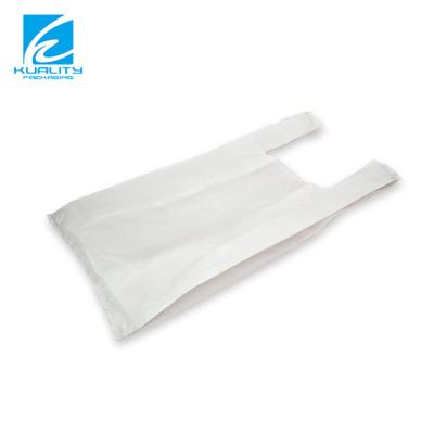 China Custom Supermarket T-shirt Shopping Plastic Bag Moisture Proof for sale