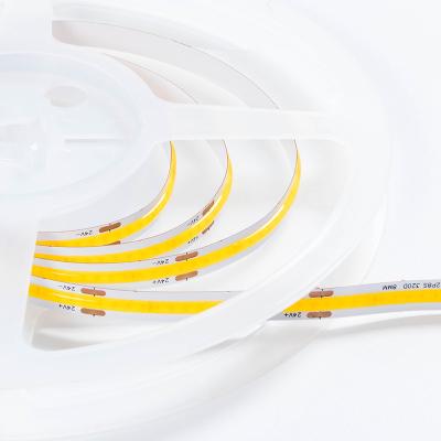 China Residential Factory Price 320Led Cut 8MM Flexible COB Led Strip 12V Fita Led COB Strip 5M for sale