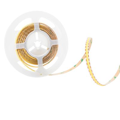 China 8MM Residential 12V 10W Easy Cut Flexible COB Led Strip 528 Chip Dotless COB Light for sale