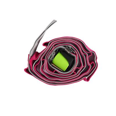 China Other Top Selling Guaranteed Quality Rose Red Elastic Band Polyster Exercise Band for sale