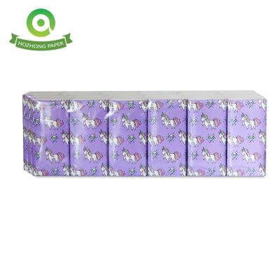 China Wholesale Cheap10 Pack Pocket Tissue Pocket Tissue Customized Virgin 4 Ply Wood Pulp Facial Tissue Paper for sale