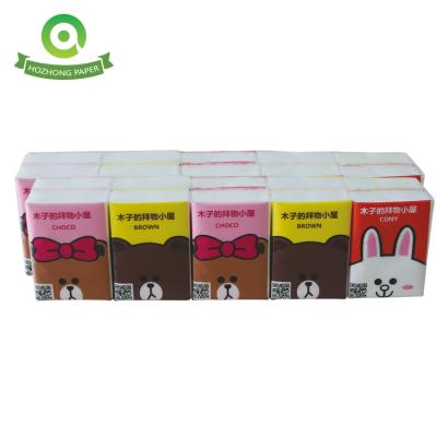 China Mini Pocket Cloth 3 Ply 10 Cloth Travel Pack Face Cloth Bady Pouch Soft Cloth for sale