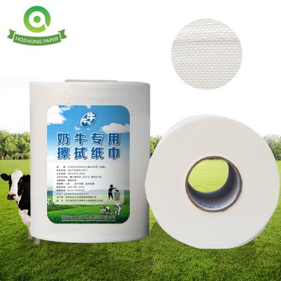 China Bulk Cow Pasture Cow Teat Cleaning Wipes Hygiene Tissue Paper For Udder Care And Sanitizing for sale