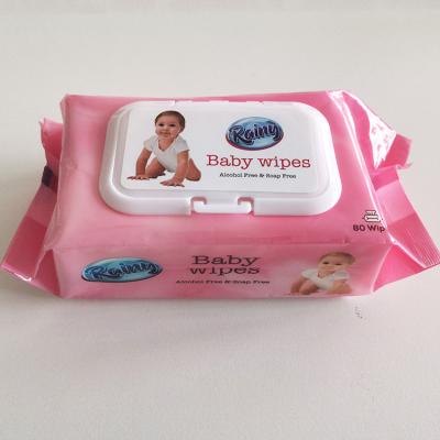 China Bulk Cheapest Disposable Eco Friendly Facial Cleansing Baby Wipes Travel Pack for sale