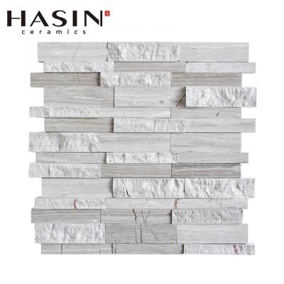 China Parquet Hasin stone natural stone mosaic honed mosaic wall marble mosaic for bathroom for sale