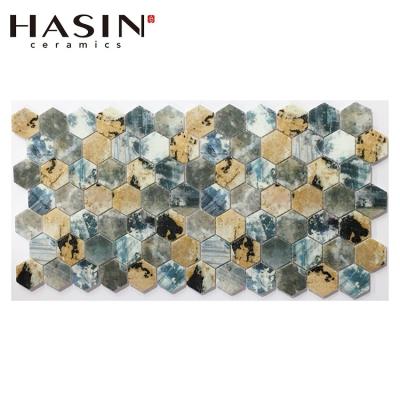 China Europe Wholesale Modern Home Mosaic Designs Self Adhesive Wall Tiles Metal Mosaic for sale