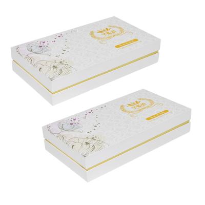 China Recycled Materials Luxury Custom Logo Printed Paper Cosmetic Gift Packaging Boxes For Skin Care for sale