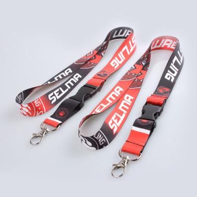 China custom polyester design your own lanyards with id card holder for sale