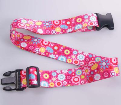 China Personalized fabric luggage belt for sale