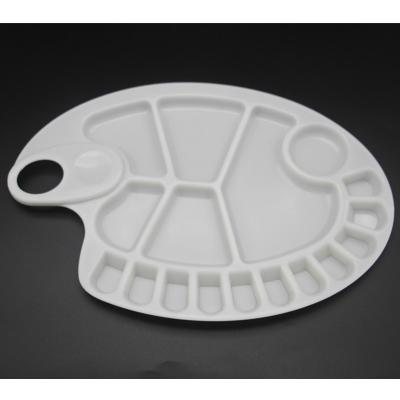 China Big size ellipse plastic paint palette plastic palette for sale