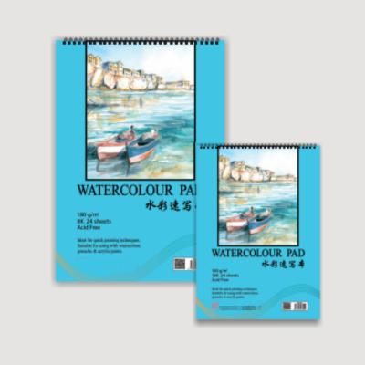 China 180g 8K 16K Artist Watercolor Pad FL-WP24 for sale