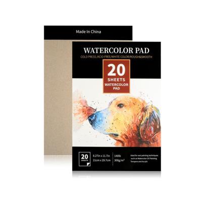 China Cold White Acid Free Oil Free Watercolor Press Paper Watercolor Press A4 Acrylic Paint for sale