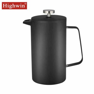 China WITH LID Factory S/S 304 Metal Filter Mesh 8 Cups Coffee Maker Antique Coffee Press Coffee Maker for sale