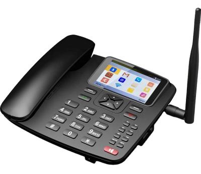 China Hot Sale 4G Fixed Cordless Phone FWP SIM Card Cordless Landline Phone with Memory Key L6600 for sale