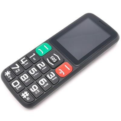 China Double SIM Card Emergency SOS Older Button Cell Phone Big Font Top Featurephone With Big Key for sale