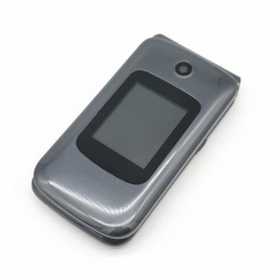 China Dual SIM Card High Quality One Flip Phone Big Key Senior Featurephone SOS Button Elderly With Big Font for sale