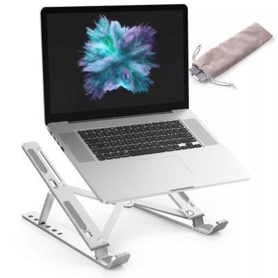 China (Size) 17 Inch Portable Foldable Laptop Stand Xiangen Adjustable Portable Aluminum Laptop Stand for sale