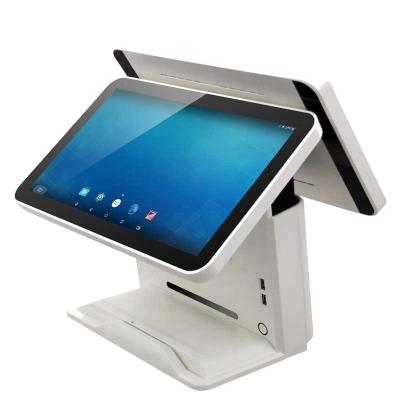 China Canton Supermarket All In One Android Dual Screen POS System For Grocery Store for sale