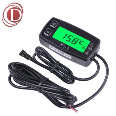 China Digital Temp Meter Voltage Meter For Motorcycles Scooters Marine ATV Snowmobile TM005 for sale