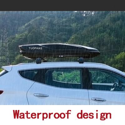 China Simplicity customized car roof vehicle black roof box luggage box manufacturer off-road ABS white built-in large capacity for sale