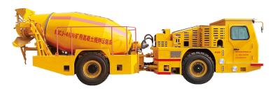 China 4 Cubic Meters Articulated Underground Concrete Mixing Truck Transmixer with KJCJ-4D for sale