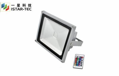 China Industrielle farbige geführte Flutlichter IP65 50W RGB, Zustimmungen TUV/EN62471 zu verkaufen