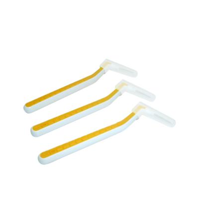 China Reusable L Shaped Interdental Brush 5 Piece Brush Crank Toothbrush L Shaped Interdental Floss for sale