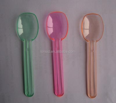 China 90mm Long Disposable Colorful Plastic Ice Cream Scoop (Taster Scoop) for sale