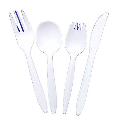 China Disposable Food Grade PP Material Plastic Spoon FORK AND KNIFE for sale