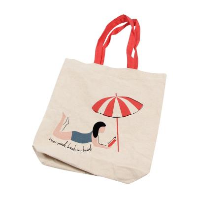 China Wholesale Price Cotton Canvas Material Grocery Bags Promotional Eco-Friendly Reusable Shopping Bags Collapsible Foldable Shopping Bags for sale