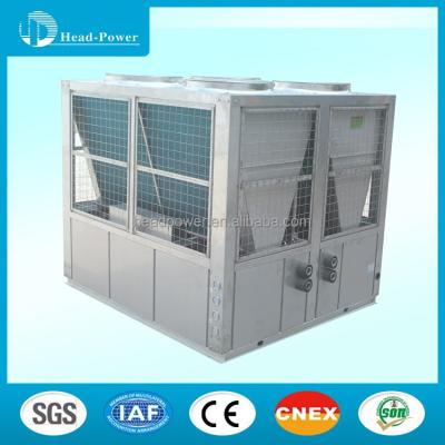 China 52kw Heater Refrigerator Price List Industrial Integral Cooling Scroll / HVAC Air Cooled Water Chiller for sale