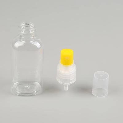 China Customized Small Mist Spray Bottles Plastic Fine Spray Bottle Cosmetic Transparent Mist Spray Bottle for sale