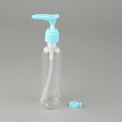 China Cosmetic Plastic Clip Lock Liquid Lotion Pump For PET Lotion Bottle for sale