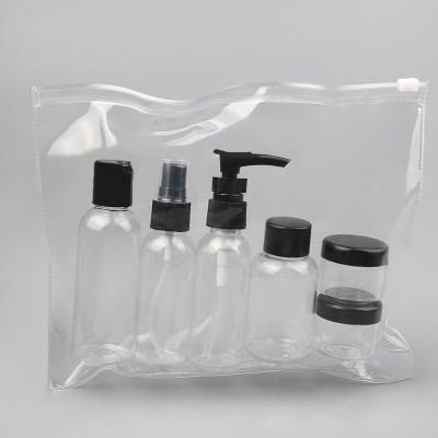 China Wholesale 6 Sets Cosmetic Package Portable Travel Bottle Set Mini Cosmetic Travel Bottle Set for sale