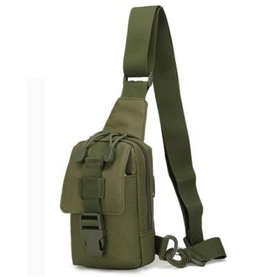 China Waterproof Small Waist Bag Travel Pouch Chest Sling Shoulder Sling Waterproof Tactical Bag for sale