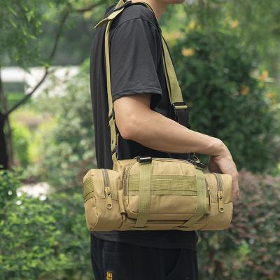 China 3P Multi Pack Tactical Waist Pack Attachments Shoulder Molle Pouch Bag Outdoor Camping Increasing Military EDC Sling Fleece Waist Bag for sale