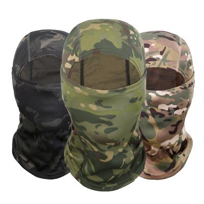 China Military Mount Face Balaclava Ski Mask Outdoor Sports Tactical Headgear Windproof Full Camouflage Quick Dry for sale