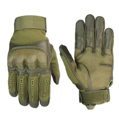 China Full Finger PU Army Gloves PU Leather Waterproof Useful Tactical Touch Screen Military Gloves Outdoor Gloves for sale