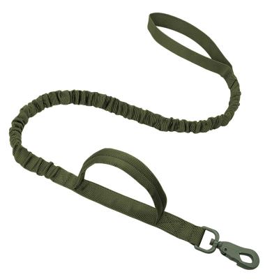 China Quick Release Nylon Rope Dog Pet Army Outdoor Military Retractable Tactical Training Bungee Leash for sale