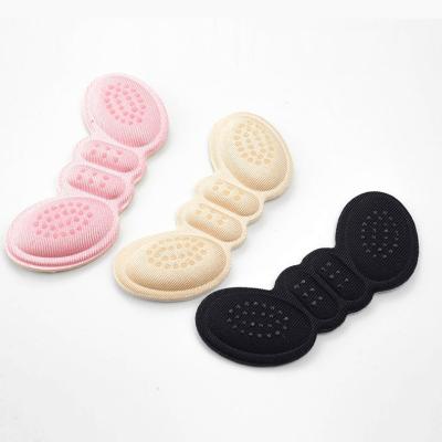 China 3D Soft Memory Foam Anti-Slip Foam Heel Grip To Protect Beautiful Butterfly Shape Insert Heel Pad Protection for sale